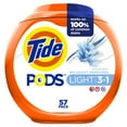 thumbnail image 1 of Tide Pods Light Laundry Detergent Pacs 57 Count Ocean Mist Scent Powerful Clean With A Light And Lasting Scent, 1 of 5