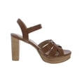 thumbnail image 3 of Lauren Ralph Lauren Womens SOFFIA Leather Ankle Strap Pumps, 3 of 3
