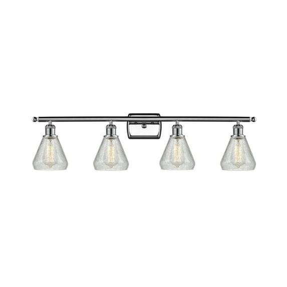 Innovations 4-LT LED Conesus 36" Bathroom Fixture - Polished Chrome - 516-4W-PC-G275-LED