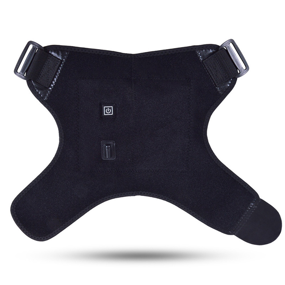 alextreme Shoulder Heating Pad Heated Shoulder Support Brace Adjustable For For Pain Relief