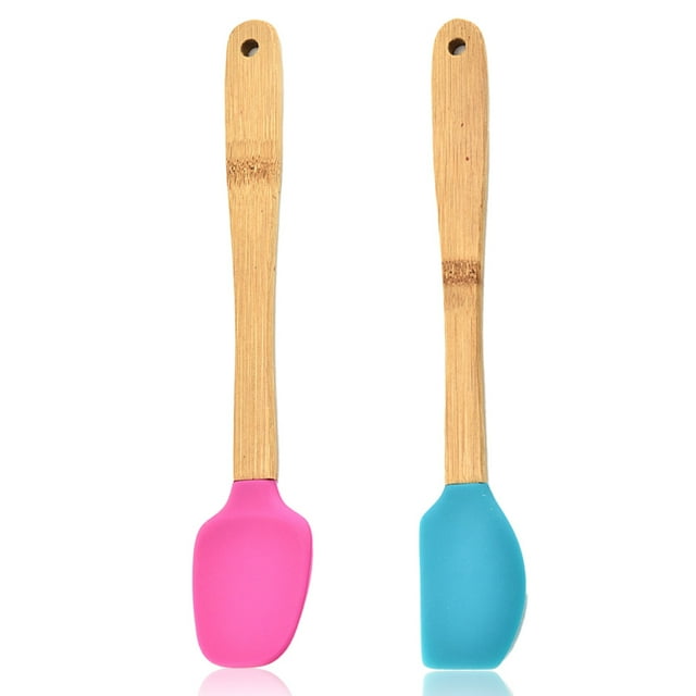 Suministros de cocina, espátula de silicona, espátula de goma, raspadores antiadherentes resistentes al calor sin costuras, herramienta para hornear