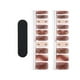 thumbnail image 2 of 20 hojas de pegatinas para uñas de gel semicuradas para manicura. Rojo, 2 of 9