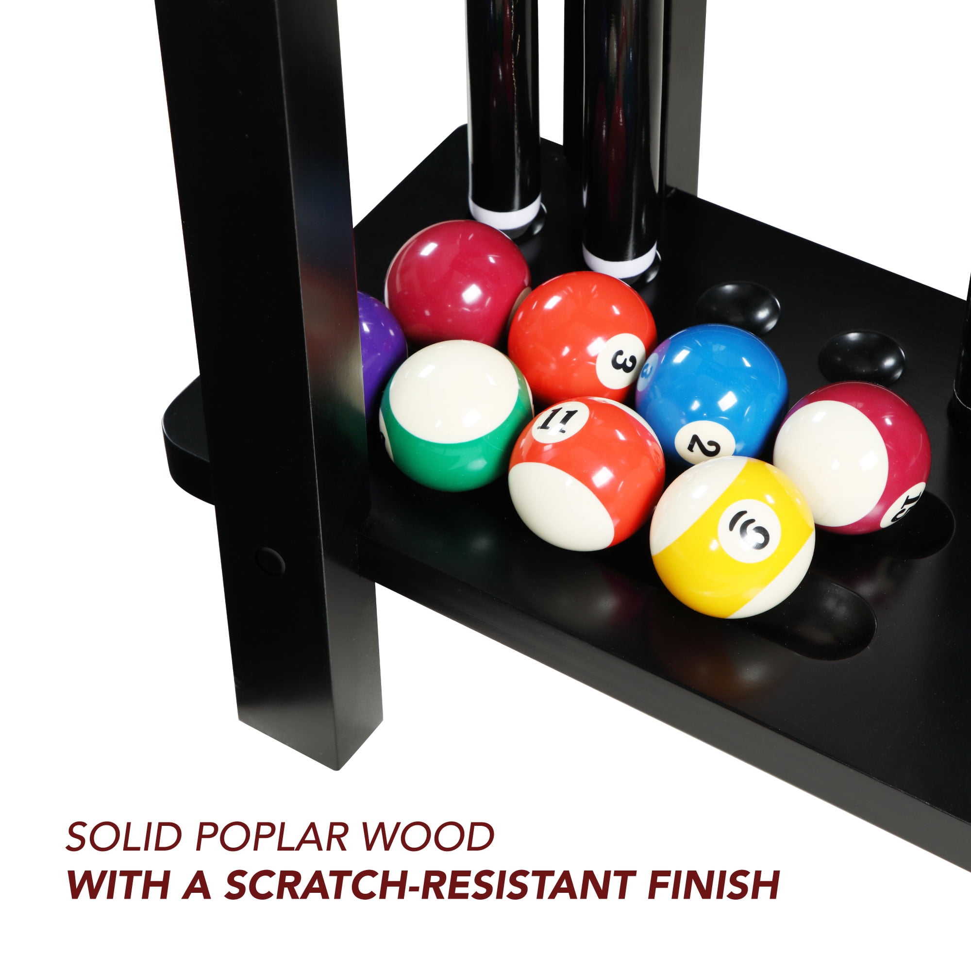 Hathaway Classic Floor Billiard Pool Cue Rack