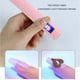 thumbnail image 4 of Luz de Unas de Gel de Mano, Lámparas uv para uñas de gel mini, lámpara de uñas uv de forma lineal, recargable por USB, Pequeña Pantalla Digital, Lámpara Portátil, 4 of 7