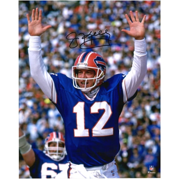 Jim Kelly Buffalo Bills Autographed 16" x 20" Arms Up Celebrating Photograph - Fanatics Authentic Certified
