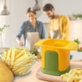 thumbnail image 4 of Xohny French Fry Cutter, Fast Potato Slicer with Crinkle Wavy, 4 of 7