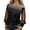 Silver, variant on GDREDA Sleeve Mesh Cold Tops Loose Shoulder Sequin T Shirt Casual Long Print Splice Women Blouse Women's Blouse Gold,S