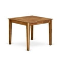 thumbnail image 2 of East West Furniture 36" Traditional Asian Hardwood Dining Table in Oak, 2 of 4