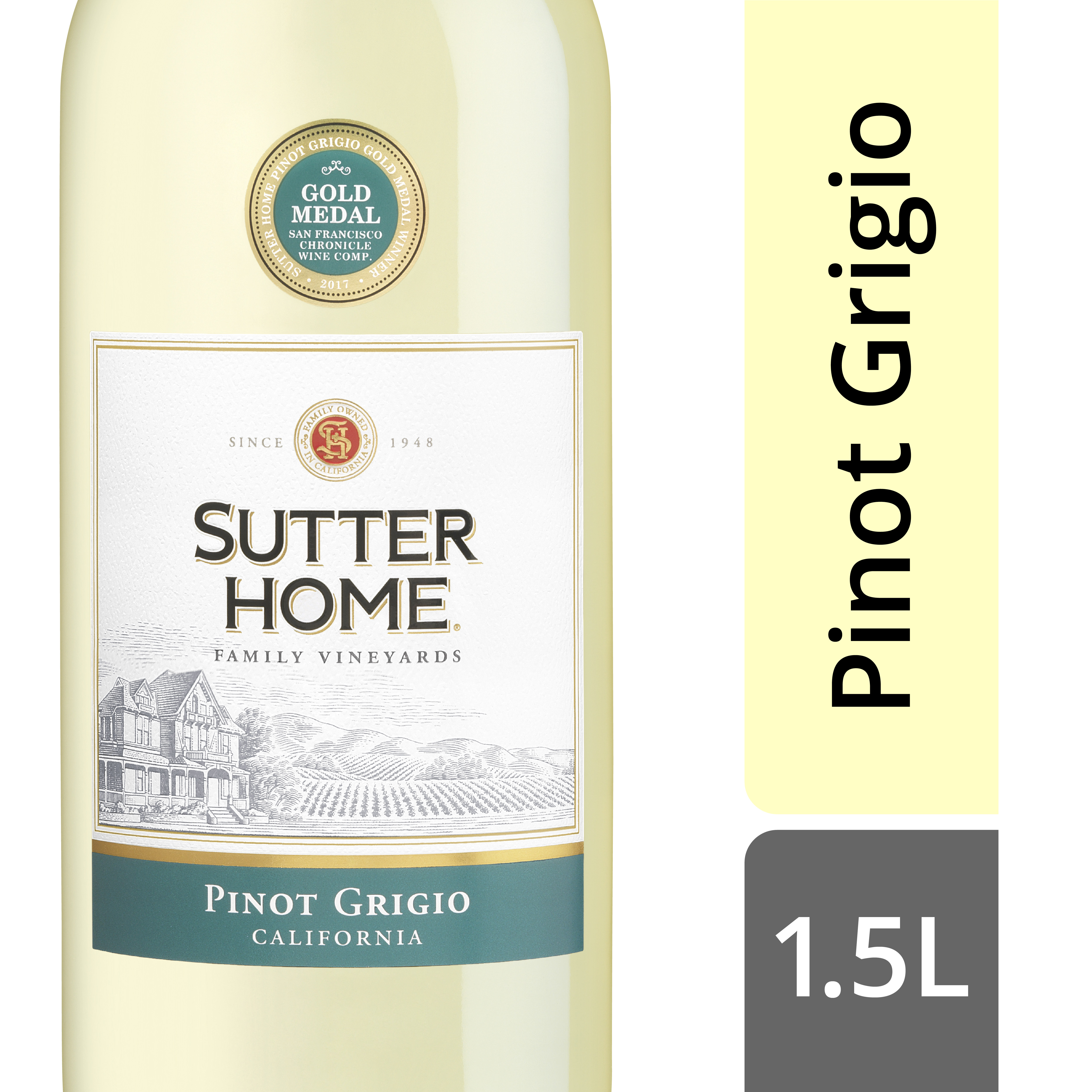 Sutter Home Pinot Grigio White Wine 1.5 LT