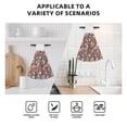 thumbnail image 4 of Kdxio Foxes Hand Towel with Loop Hanging Towel Absorbent Tie Towels for Kitchen Tea Bar Bathroom Decor, 4 of 7