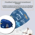 thumbnail image 4 of Gourd Caps Nurse Durability Pure Color Button Professional Hats Sweatband Assorted Colors Tie Back Work Uniform Operating Hats L21, 4 of 7