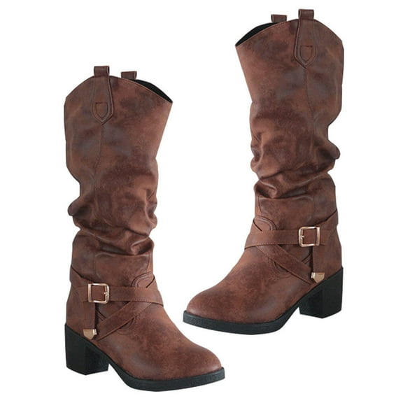 Worgeous Winter Shoes Strap Buckle Footwear Walking Ankle Women's