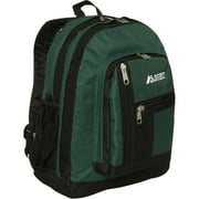 Everest Unisex Double Compartment 18" Backpack, Dark Green