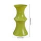 thumbnail image 3 of Jarrón de plástico blanco y verde de estilo moderno | Jarrón decorativo ligero y duradero para estantería, repisa, chimenea, mesa de centro, sala de estar, dormitorio, oficina., 3 of 6