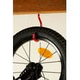 thumbnail image 4 of (2 pack) Hyper Tough Screw-in Vinyl Coated Bicycle Hook Value Pack, Red (6 Pack), 4 of 9