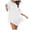 Z-White191, variant on JIAYUE Women's Swimsuit Cover-Ups Solid Color O-Neck Crochet 3/4 Sleeve Sexy Hollow Above Knee Backless Beach Bathing Suit Cover Up Dresses