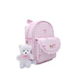 thumbnail image 2 of Wonder Nation Girls Mini Backpack with Keychain, Pink Gingham and Bows, 2 of 3