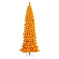 thumbnail image 1 of Árbol de Navidad Vickerman 730577-2m x 27cm Delgado y Flocado Amarillo, 1 of 1