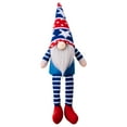 thumbnail image 4 of Brainybites 4th of July Gnomes Plush Clearance Handmade Swedish Tomte Gnomes Ornaments for Patriotic Party Table Decor- Fourth of July Party Home Mantle Fireplace Decor, 4 of 5
