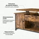 thumbnail image 4 of Mesa De Centro De Madera Rustica Elevable 2 Cajones Y Puerta, 4 of 6