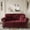Burgundy, variant on Alvantor 63" Loveseat sofa Upholstered Velvet Couch with Nailhead Trim and Rolled Armrests, Mid-Century Modern Sofa for Living Room Burgundy