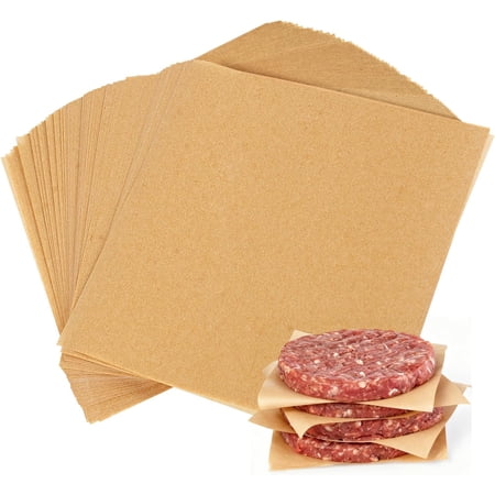 Cterwk 200 Pack Precut Parchment Paper Baking Sheets 7x7 Inches Non-Stick Baking Parchment for Baking Grilling Bread Cake Cookie