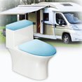 thumbnail image 5 of HELLHERO Toilet Seat Covers Adjustable Pack of 2 Washable Non-Slip for Indoor Home, 5 of 7