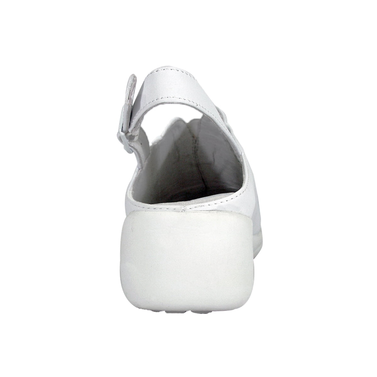 24 HOUR COMFORT Ingrid Wide Width Comfort Shoes For Work and Casual Attire WHITE 6