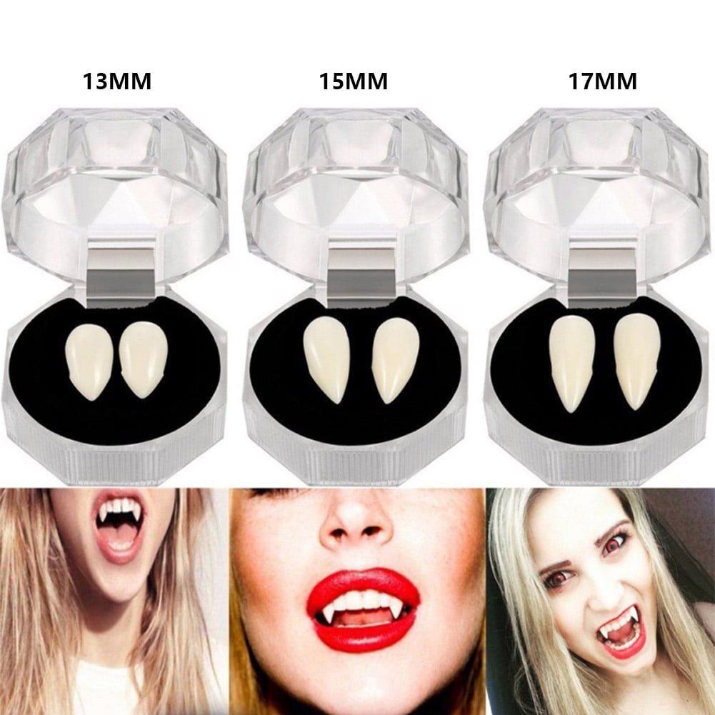 13mm Halloween Party Cosplay Prop Decoration Vampire Tooth Horror False Teeth Small Size 