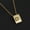 D, variant on MATROOY 18K Gold Plating 12 Zodiac Sign Constellations Horoscope Stainless Necklace-A
