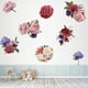thumbnail image 3 of 2 pegatinas de pared con diseño de peonías y rosas, para sala de estar, dormitorio, baño, casa, decoración DIY, 3 of 5
