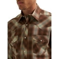thumbnail image 3 of Wrangler® Men's and Big Men's Regular Fit Long Sleeve Western Shirt, Sizes S-5XL, 3 of 3