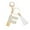 F, variant on Custom Letter Keychain Translucent Resin Pendant Name Keyrings Durable Stylish Accessories for Keys