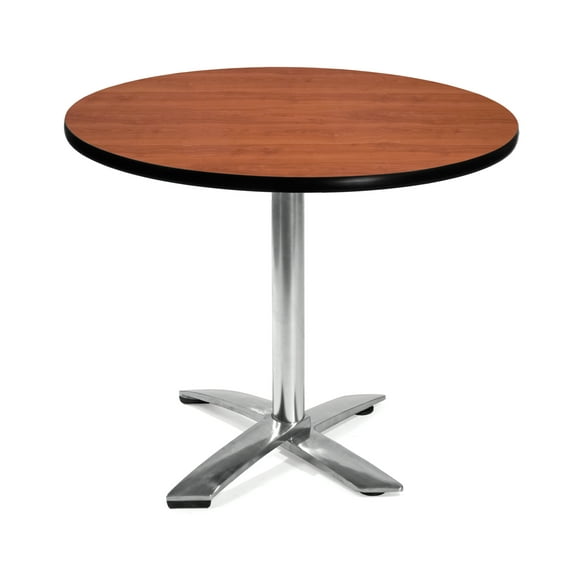 OFM KFT36RD-CHY Round Folding Multi-Purpose Table, 36", Cherry