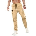 thumbnail image 2 of Men Cargo Pants, Outdoor Stretch Cargo Pants Pantalones Carpenter Pants For Men Waterproof Para Hombre De Trabajo Slim Fit Hunting Pants Pantalones Para Xxl Beige, 2 of 8