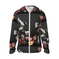 thumbnail image 2 of Lsque Butterfly with Fowers UPF 50+ Lightweight Sun Protection Men's Women's Long Sleeve Shirt, Hoodie Performance -3X-Large, 2 of 9