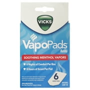 Vicks VapoPads Sleep and Cold Comfort, 6 Pack, VSP19