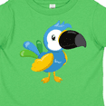 thumbnail image 4 of Inktastic Colorful Parrot, Tropical Parrot, Cute Parrot Boys or Girls Toddler T-Shirt, 4 of 5
