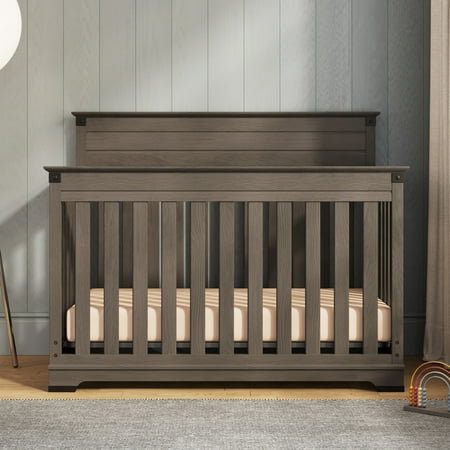 UPC: 0849801006961 | Child Craft Redmond 4-in-1 Convertible Crib in Dapper Gray