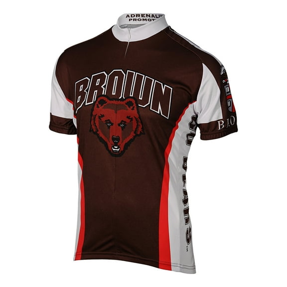 Adrenaline Promotions Brown University Bears Cycling Jersey (Brown University Bears - M)