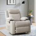 thumbnail image 1 of YSICK Small Recliner Chair for Small Spaces with Footrest Linen Living Room,Beige, 1 of 6