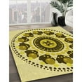 thumbnail image 2 of Ahgly Company Indoor Rectangle Patterned Mustard Yellow Area Rugs, 2' x 5', 2 of 6