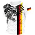 thumbnail image 4 of ZHOGXU Toddler Kids Boys T Shirt Soccer Short Sleeve Round Neck Germany Graphic Print Lightweight Comfortable Tee Top For Everyday Wear,White,90, 4 of 5