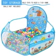 thumbnail image 4 of Piscina de bolas HUOGUO para niños con canasta de baloncesto para niños de 2 a 6 años, 4 of 4