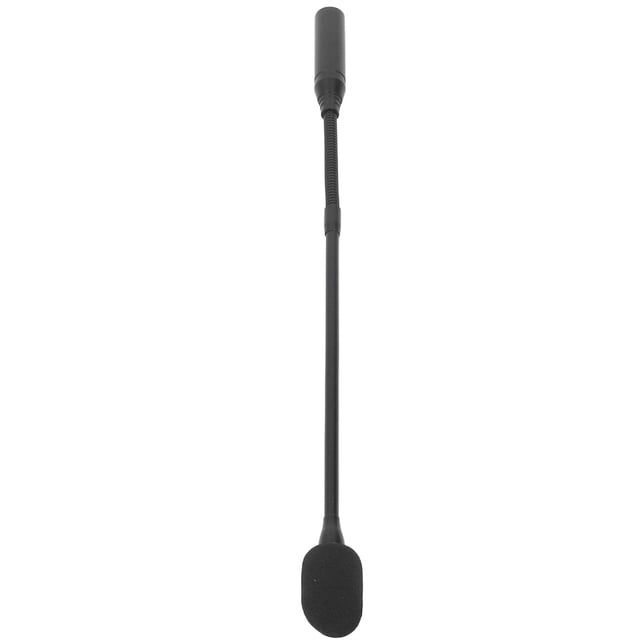 Micrófonos De Podio, Micrófono De Cuello De Cisne Enchufable De Alta Plasticidad Reducción De Ruido Negro Flexible De 16,5 Pulgadas Para Salas De Conferencias Para Salas De