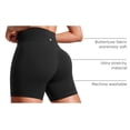 thumbnail image 4 of Shorts CRZ YOGA Butterluxe tiro alto 5" negro talla chica, 4 of 5