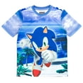 thumbnail image 4 of SEGA Sonic The Hedgehog Big Boys T-Shirt and Bike Shorts Outfit Set Little Kid to Big Kid, 4 of 5