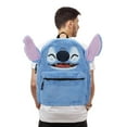 thumbnail image 7 of Disney Stitch Plush Character & Tropical Print 16.5" Flip Pak Reversible Backpack, 7 of 7