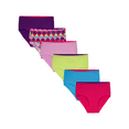 thumbnail image 1 of Fruit Of The Loom Girls Breathable Micro-Mesh Briefs 6 Pack, 6, 1 of 8