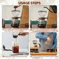 thumbnail image 3 of AURARMLET De Café De Acero Inoxidable Con Malla Fina Para Cafeteras Domésticas Y, 3 of 6